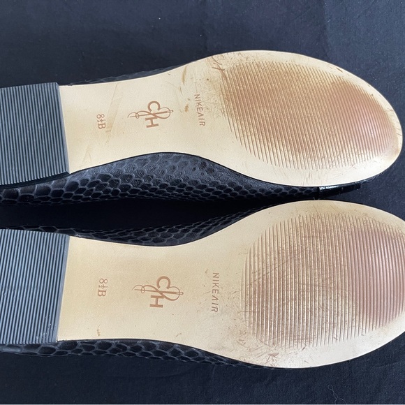 Cole Haan Nike Air Black Ballet Flats Size 8.5 - Picture 5 of 7